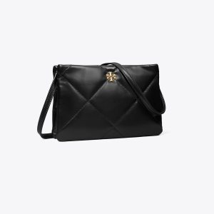 کیف کراس‌بادی زنانه Tory Burch مدل Kira Diamond Quilt   in black, size OS مشکی