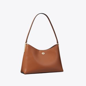 کیف دوشی زنانه Tory Burch مدل Small Robinson   in brown, size OS قهوه‌ای