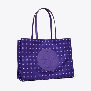 کیف توت زنانه Tory Burch مدل Ella Printed  in blue, size OS blue